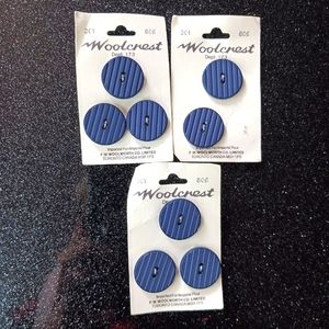 Blue Vintage Button Bundle.